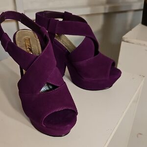 Elegant Purple Women's Heels